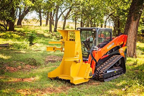 mini excavator feller buncher head|feller buncher skid steer.